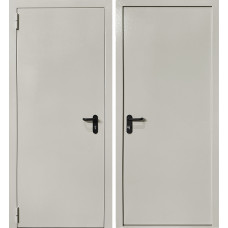 Входная дверь ДПМ 01 EI 60  RAL7035 (37) -- RAL7035 светло-серая шагрень / RAL7035 светло-серая шагрень
