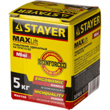 Стаер, Stayer MAXLift, 5 кг, одинарный пластмассовый стеклодомкрат, 33718-0