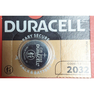 Батарейка CR2032 3V, Литиевый, Дюрасел, Duracell Procell