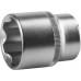 Торцовая головка Зубр Мастер (1/2″), Хромованадиевая сталь, Cr-V, Super Lock, хроматированное покрытие, 30 мм, 27725-30_z02