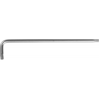 Ключ имбусовый TORX 15, длинный, хромомолибденовая, Cr-Mo, хромосатинированное покрытие, TX 15, Крафтул, Kraftool 