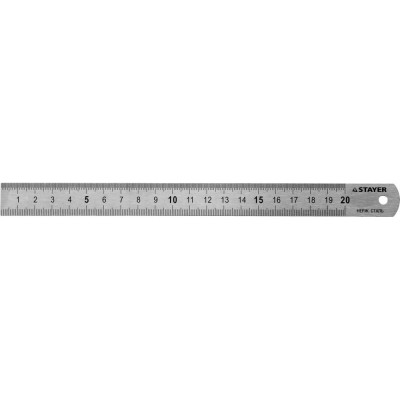 Нержавеющая линейка Стаер, Stayer, 0,2 м, 3427-020_z01