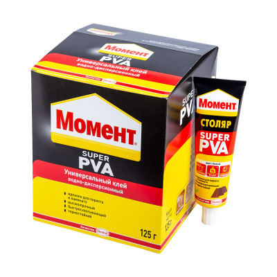 Клей ПВА Момент Столяр Super PVA, 125 г