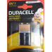 Батарейка Крона 6LR61 9V, Алкалиновый, Дюрасел, Duracell Basic