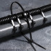 Стяжка нейлоновая 400x4,8мм, черная (100 шт/уп)
