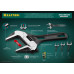 Ключ разводной 160 мм, захват 43 мм, узкие губки, Крафтул, Kraftool SlimWide Compact 27266-25