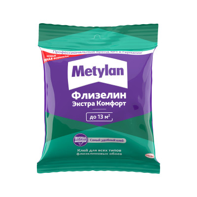 Клей для обоев Метилан Флизелин Экстра Комфорт, 90 г