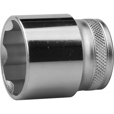 Торцовая головка Зубр Мастер (1/2″), Хромованадиевая сталь, Cr-V, Super Lock, хроматированное покрытие, 30 мм, 27725-30_z02