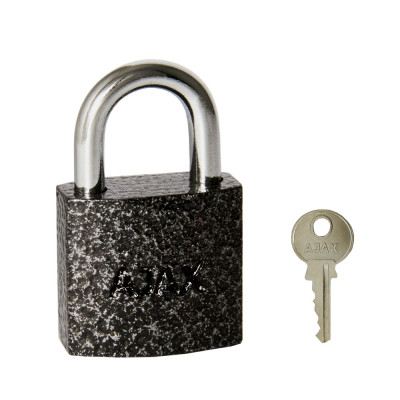 Замок навесной PD-0138, 3 key англ., Аякс, Ajax