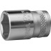 Торцовая головка Крафтул, Kraftool Industrie Qualitat, хромованадиевая сталь, Cr-V, Flank, хромосатинированная, 1/4″, 13мм, 27815-13_z01