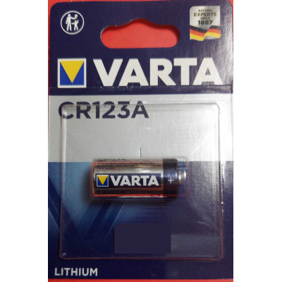 Батарейка CR123A 3V, Литиевый, Варта, Varta