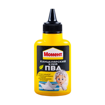 Клей ПВА канцелярский Момент PVA, 50 г
