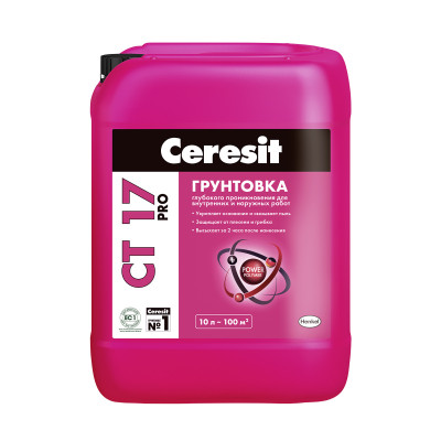 Грунтовка глубокого проникновения, 5 л, Церезит CT 17 PRO