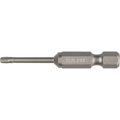 Бита TORX 10*50мм, магнитная, тип хвостовика E 1/4″, хромомолибденовая, Cr-Mo сталь, Крафтул, Kraftool 26125-10-50-2