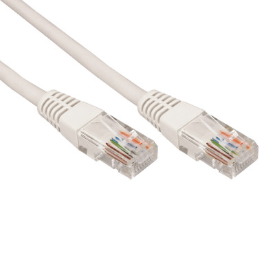 Патч-корд U/UTP, категория 5e, RJ45-RJ45, PVC серый, 3,0 м, Рексант, Rexant 18-1006