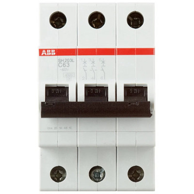 Выключатель автоматический ABB SH203L 3 полюсный C 50А