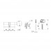CW80, Цилиндровый механизм перфо к/в, Фуаро, Fuaro (D-PRO502-8/80) D-PRO5002-8 Knob80 (35+10+35)мм, Хром, CP, 5 ключей