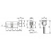 CW45/35, Цилиндровый механизм перфо к/в, Пунто, Punto (Z402/80) Z4002 Knob80 (30+10+40)мм, Латунь, PB, 5 ключей