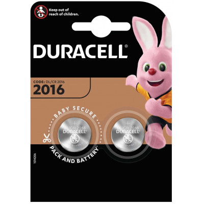 Батарейка CR2016 3V, Литиевый, Дюрасел, Duracell