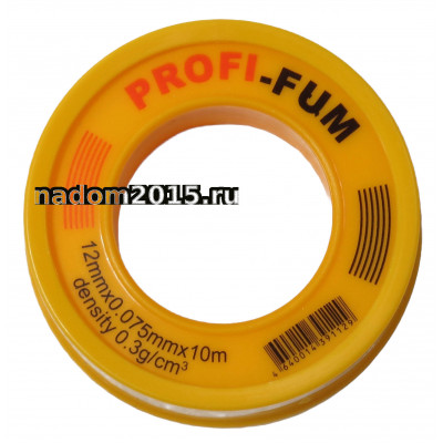 ФУМ лента маленькая 12mm*0,075*10м (ProFi) (2.4.2)