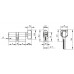 CW90, Цилиндровый механизм перфо к/в, Пунто, Punto (Z402/90) Z4002 Knob90 (40+10+40)мм, хром, CP, 5 ключей
