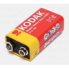 Батарейка Крона 6F22 9V, Высокой мощности Кодак, Heavy Duty Kodak Extra
