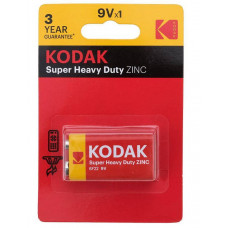Батарейка Крона 6F22 9V, Высокой мощности Кодак, Heavy Duty Kodak Extra