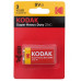 Батарейка Крона 6F22 9V, Высокой мощности Кодак, Heavy Duty Kodak Extra