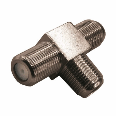 Переход соединитель x3 гнезда F (F-тройник) ПроКоннект, ProConnect, 05-4204-4