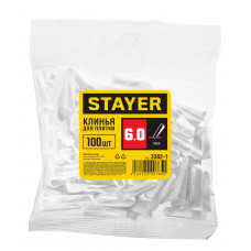 Стаер, Stayer 9мм, 50шт., Большие клинья для плитки (3382-2)