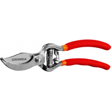 Секатор мини, плоскостной, цельнокованый, G-1, 150мм, Гринда, Grinda 423101