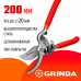 Секатор цельнокованый, плоскостной, 200мм, Гринда, Grinda G-3, 423103