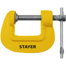 Стаер, Stayer S-25, 25мм, чугунная струбцина, 3215-025