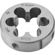 Зубр G 1/2″, плашка трубная, сталь 9ХС, круглая ручная, 4-28032-1/2