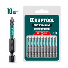 Бита PH1*50мм, магнитная, Крафтул Оптимум, Kraftool Optimum 26122-1-50-10 Бита PH1*50мм, магнитная, Крафтул Оптимум, Kraftool Optimum 26122-1-50-10
