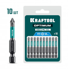 Бита PZ1*50мм, магнитная, Крафтул Оптимум, Kraftool Optimum 26124-1-50-10 Бита PZ1*50мм, магнитная, Крафтул Оптимум, Kraftool Optimum 26124-1-50-10