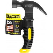 Стаер, Stayer Compact, 225 г, столярный укороченный молоток-гвоздодёр, Professional, 2026-225
