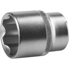 Торцовая головка Зубр Мастер (1/2″), хромованадиевая сталь, Cr-V, Super Lock, хроматированное покрытие, 27мм, 27725-27_z02