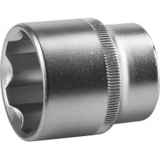Торцовая головка Зубр Мастер (1/2″), хромованадиевая сталь, Cr-V, Super Lock, хроматированное покрытие, 32мм, 27725-32_z02