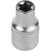 Головка торцовая 1/2″, E-TORX E11, хромованадиевая сталь, Cr-V, хроматированное покрытие, Зубр Мастер 27719-11