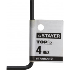 Стаер, Stayer Standard, 4мм, имбусовый ключ, 27405-4