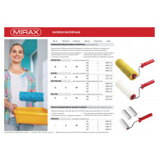Миракс, Mirax Polytex, 40*180мм, бюгель 6мм, ворс 12мм, Полиакрил/полиэстер, все виды ЛКМ, малярный валик, 03716-18