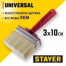 Макловица Стаер, Stayer Master Universal, светлая щетина, пластмассовый корпус, 3х10см, 01824-10 Макловица Стаер, Stayer Master Universal, светлая щетина, пластмассовый корпус, 3х10см, 01824-10