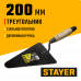 Стаер, Stayer 200мм, деревянная ручка, кельма бетонщика, 0821-2