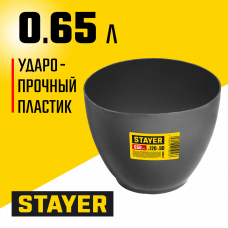 Чашка для гипса, 0.7л, Ø120*90мм, высокая, Stayer 0608-1 Чашка для гипса, 0.7л, Ø120*90мм, высокая, Stayer 0608-1