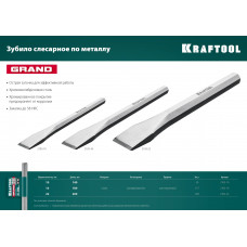 Зубило слесарное по металлу, 10*140мм, Крафтул Гранд, Kraftool Grand 2103-10