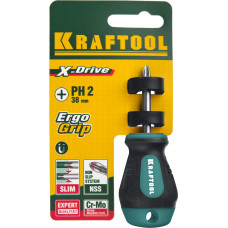 Крафтул, Kraftool Х-Drive PH2x38 отвертка, 250072-2-038 Крафтул, Kraftool Х-Drive PH2x38 отвертка, 250072-2-038