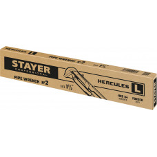 Стаер, Stayer Hercules-L, №2, ключ трубный, прямые губки, 27331-2