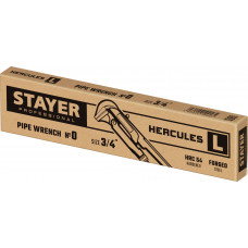 Стаер, Stayer Hercules-L, №0, ключ трубный, прямые губки, 27331-0 Стаер, Stayer Hercules-L, №0, ключ трубный, прямые губки, 27331-0